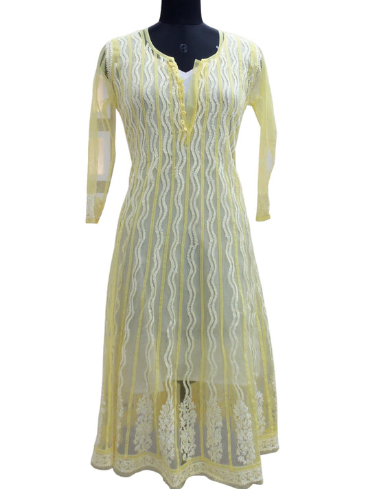 Anarkali Kurti For Women in Thane at best price by Lucknow Chikan  Handicraft - Justdial